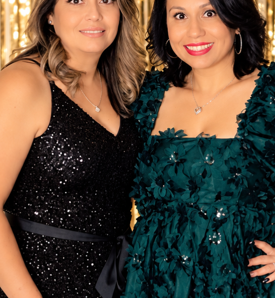 The sisters behind Sister Made Co. crafting together
